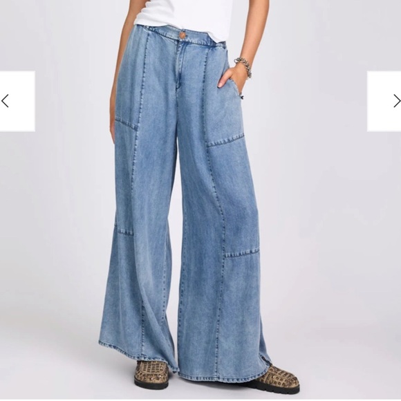 One Teaspoon Denim - One Teaspoon Marissa Tencel Palazzo Pants